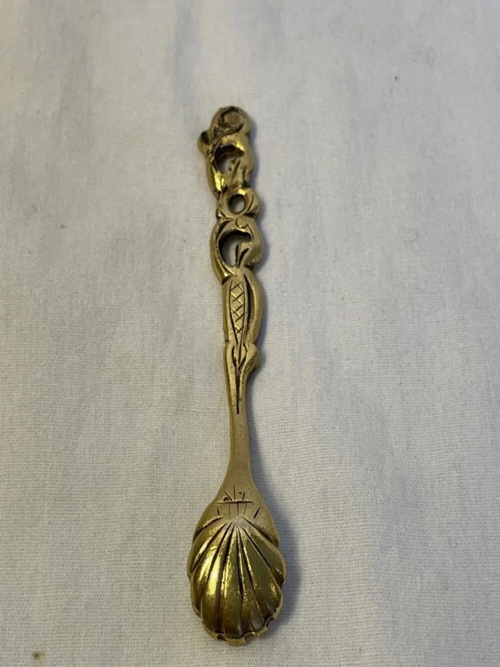 Vintage Crystal Salt Cellar Set Gold Filigree Footed Condiment Jam Bowls Spoon
